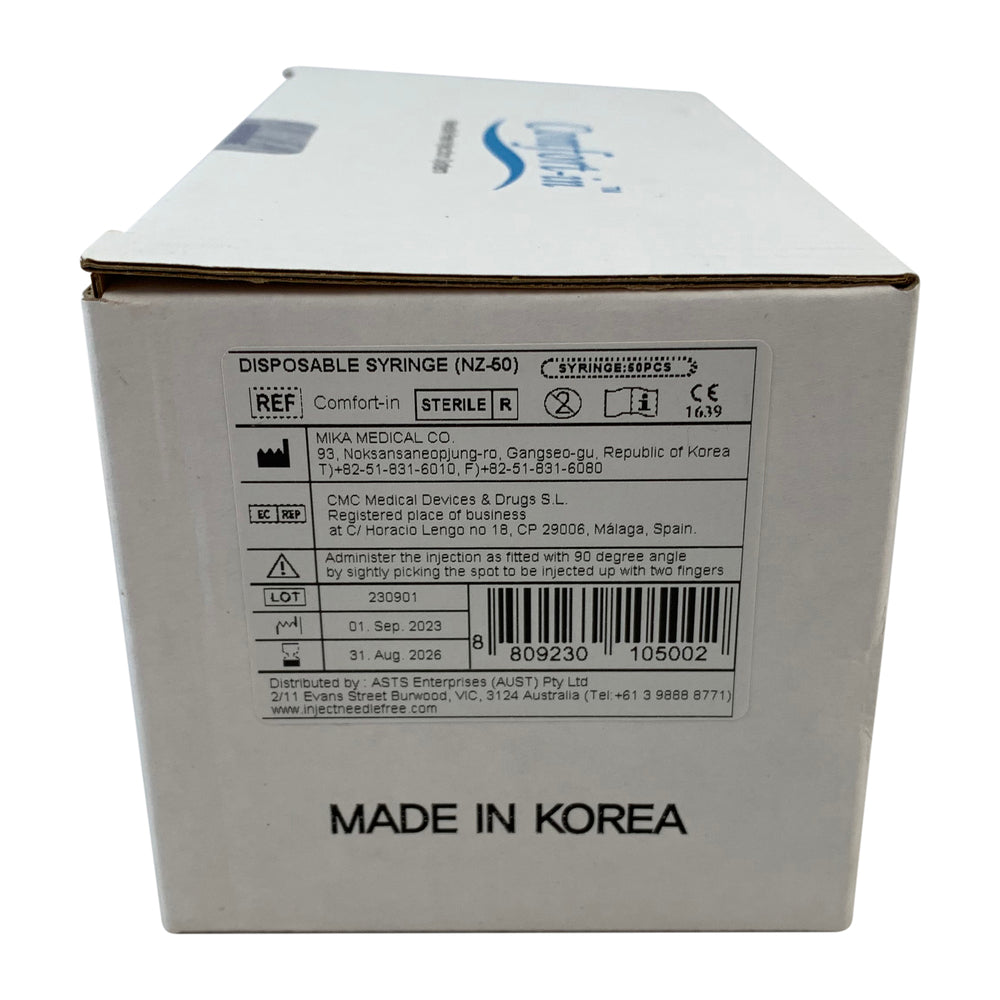 Nozzles/Syringe for TRT & HRT Comfort-in™ (50)